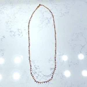 Madewell 14 inch necklace with colored beads